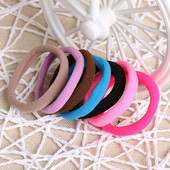 10 kom/lot Visokokvalitetne slatke ženske djevojke od elastičnog užeta Traka za kosu u boji slatkiša Držač za konjski rep za kosu Traka za kosu