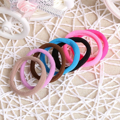 10 kom/lot Visokokvalitetne slatke ženske djevojke od elastičnog užeta Traka za kosu u boji slatkiša Držač za konjski rep za kosu Traka za kosu