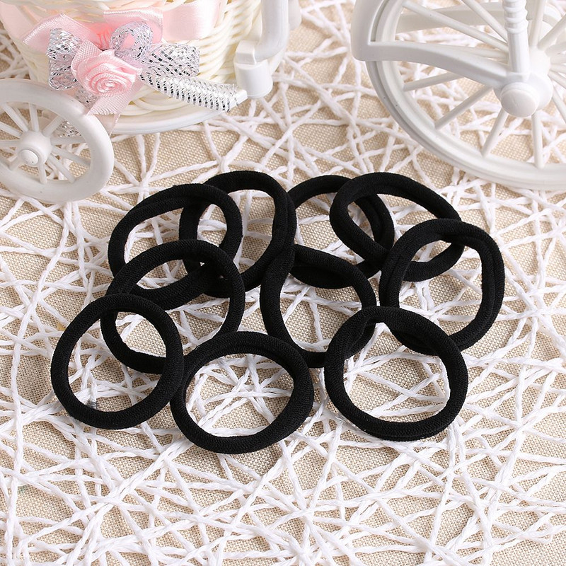 10 kom/lot Visokokvalitetne slatke ženske djevojke od elastičnog užeta Traka za kosu u boji slatkiša Držač za konjski rep za kosu Traka za kosu