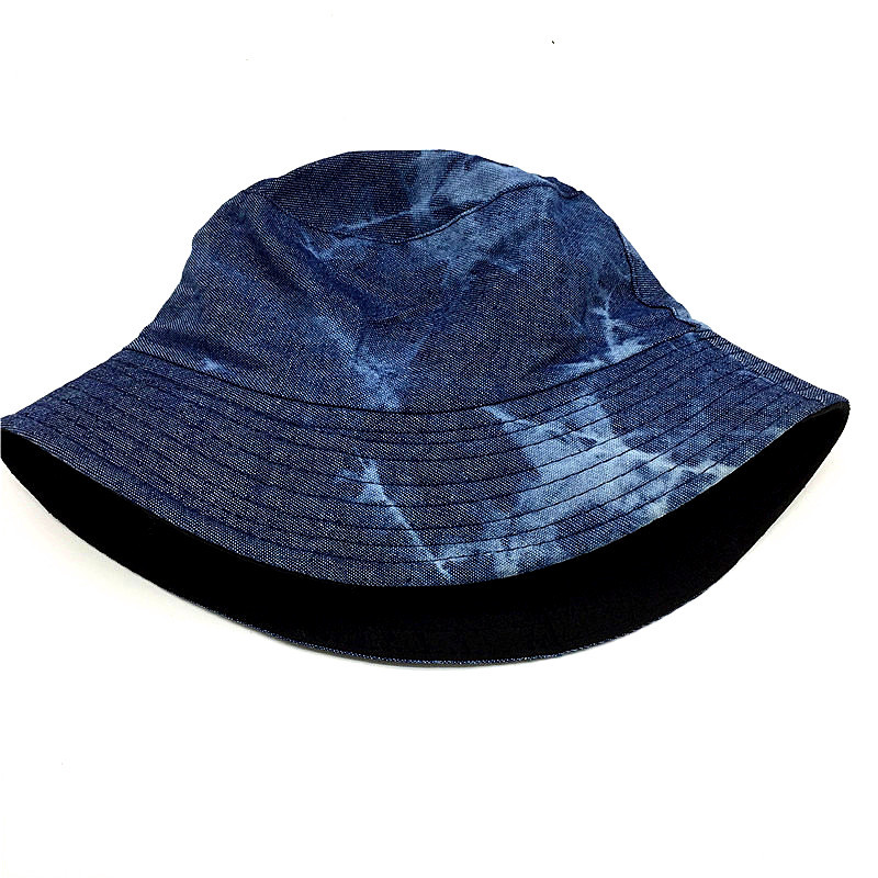 Jednobojni šešir s kravatom za djevojčice Tanki crni pamučni ribarski šešir Šeširi za zaštitu od sunca Ženski šešir s traperom s kravatom