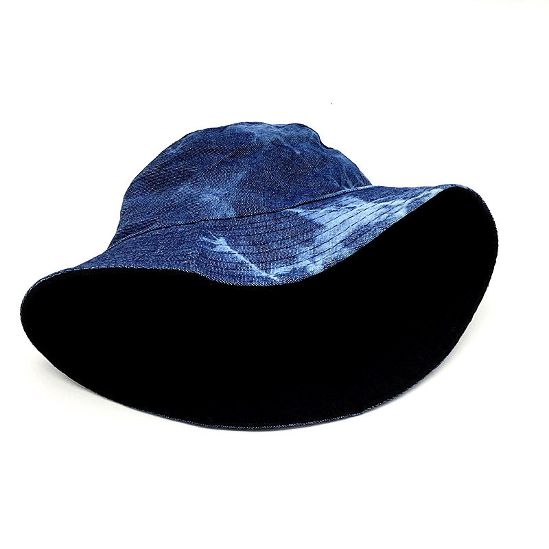 Jednobojni šešir s kravatom za djevojčice Tanki crni pamučni ribarski šešir Šeširi za zaštitu od sunca Ženski šešir s traperom s kravatom