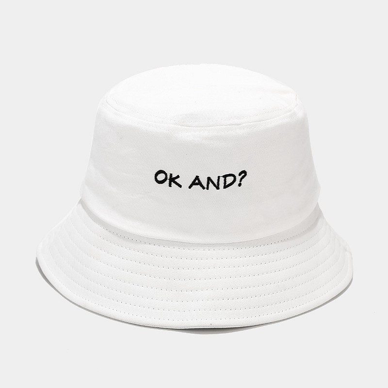 Šešir s vezom Kape za sunčanje na otvorenom Kape za sunčanje Hip Hop Novi pamuk Ljeto za sunčanje Unisex modni print Kape za plažu Ribarski šeširi