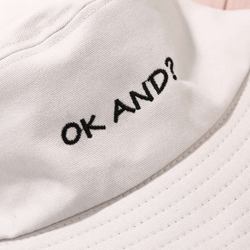 Šešir s vezom Kape za sunčanje na otvorenom Kape za sunčanje Hip Hop Novi pamuk Ljeto za sunčanje Unisex modni print Kape za plažu Ribarski šeširi