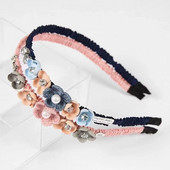 Karštas 2021 m. išpardavimas korėjietiško stiliaus naujos prekės ženklo Flower Kawaii saldžios plaukų juostelės vaikams Aksesuarai Grožio puošniai apsirengę galvos juostos mergaitėms