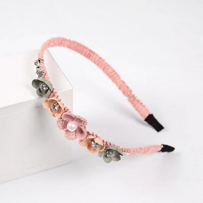 Karštas 2021 m. išpardavimas korėjietiško stiliaus naujos prekės ženklo Flower Kawaii saldžios plaukų juostelės vaikams Aksesuarai Grožio puošniai apsirengę galvos juostos mergaitėms