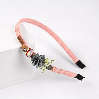 Karštas 2021 m. išpardavimas korėjietiško stiliaus naujos prekės ženklo Flower Kawaii saldžios plaukų juostelės vaikams Aksesuarai Grožio puošniai apsirengę galvos juostos mergaitėms