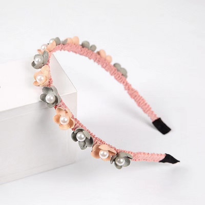 Karštas 2021 m. išpardavimas korėjietiško stiliaus naujos prekės ženklo Flower Kawaii saldžios plaukų juostelės vaikams Aksesuarai Grožio puošniai apsirengę galvos juostos mergaitėms