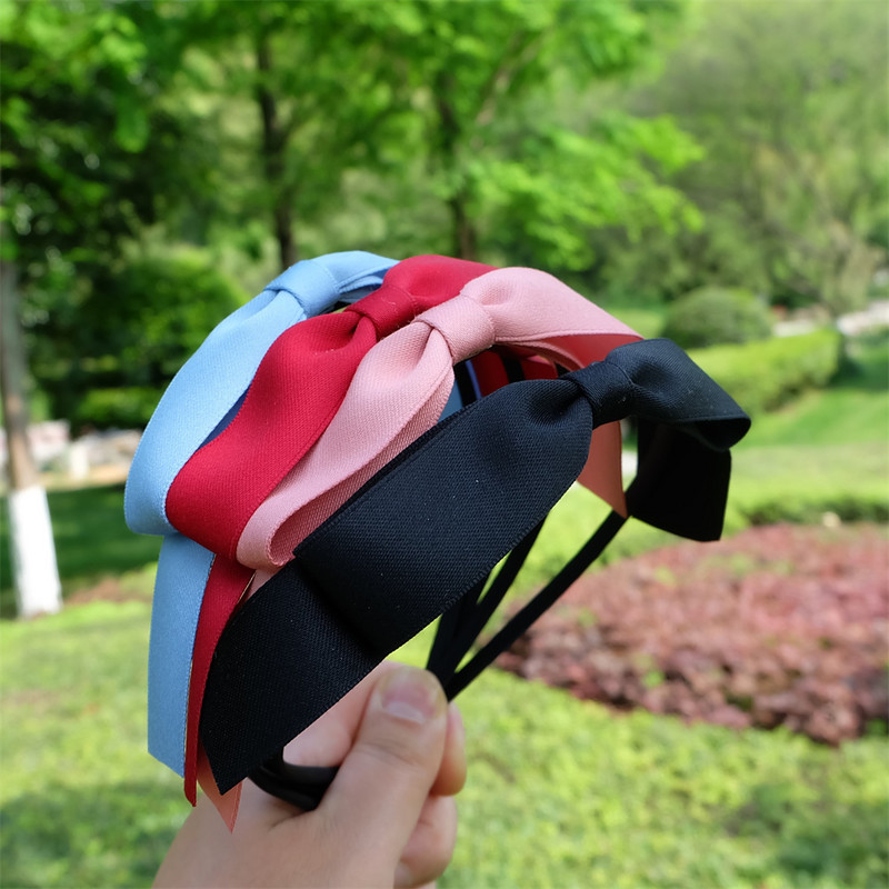 Vienspalvių mergaičių Mieli dideli lankeliai plaukų juostelės juostelės galvos juostos moterims plaukų lankelis butique tiara galvos apdangalai madingi plaukų priedai Dovana