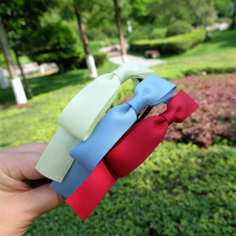 Vienspalvių mergaičių Mieli dideli lankeliai plaukų juostelės juostelės galvos juostos moterims plaukų lankelis butique tiara galvos apdangalai madingi plaukų priedai Dovana