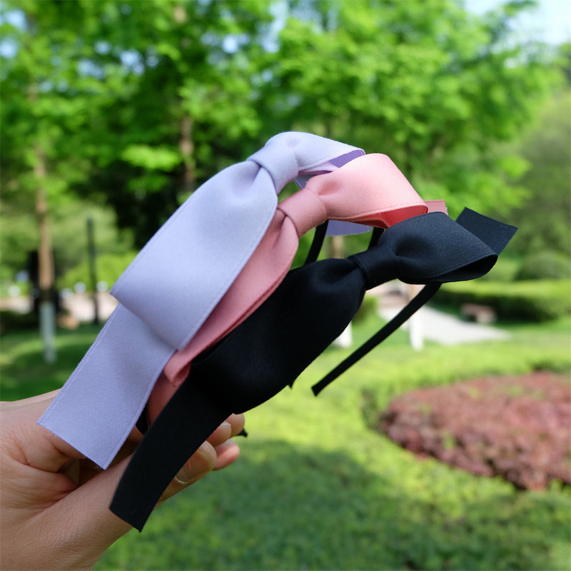 Vienspalvių mergaičių Mieli dideli lankeliai plaukų juostelės juostelės galvos juostos moterims plaukų lankelis butique tiara galvos apdangalai madingi plaukų priedai Dovana