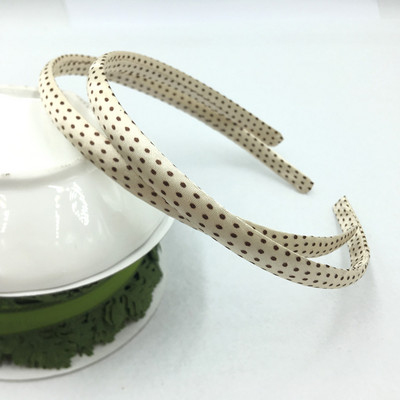 10 τεμάχια/παρτίδα 10mm Rainbow Satin Covered Hairbands για γυναίκες κορίτσια Παιδικά ελαστικά μασίφ σατέν κορδέλες μαλλιών DIY Headband Hair Hoop