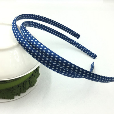 10 τεμάχια/παρτίδα 10mm Rainbow Satin Covered Hairbands για γυναίκες κορίτσια Παιδικά ελαστικά μασίφ σατέν κορδέλες μαλλιών DIY Headband Hair Hoop