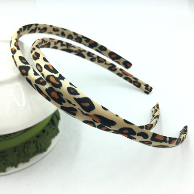 10 τεμάχια/παρτίδα 10mm Rainbow Satin Covered Hairbands για γυναίκες κορίτσια Παιδικά ελαστικά μασίφ σατέν κορδέλες μαλλιών DIY Headband Hair Hoop