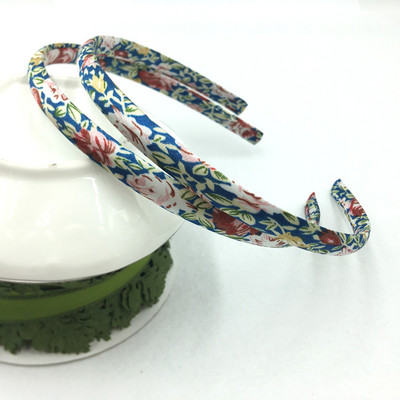 10 τεμάχια/παρτίδα 10mm Rainbow Satin Covered Hairbands για γυναίκες κορίτσια Παιδικά ελαστικά μασίφ σατέν κορδέλες μαλλιών DIY Headband Hair Hoop