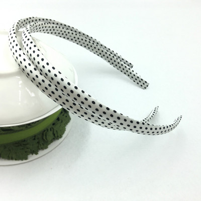 10 τεμάχια/παρτίδα 10mm Rainbow Satin Covered Hairbands για γυναίκες κορίτσια Παιδικά ελαστικά μασίφ σατέν κορδέλες μαλλιών DIY Headband Hair Hoop