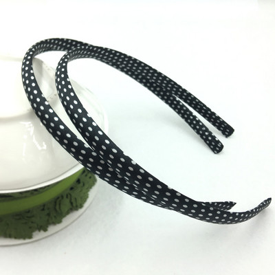 10 τεμάχια/παρτίδα 10mm Rainbow Satin Covered Hairbands για γυναίκες κορίτσια Παιδικά ελαστικά μασίφ σατέν κορδέλες μαλλιών DIY Headband Hair Hoop