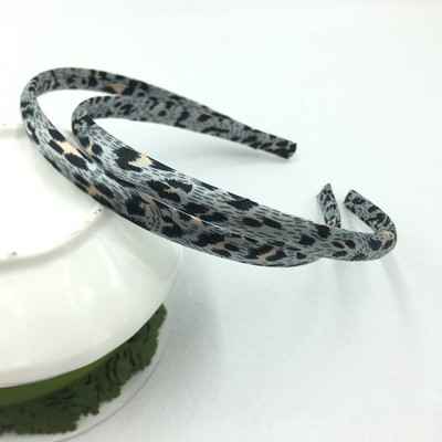 10 τεμάχια/παρτίδα 10mm Rainbow Satin Covered Hairbands για γυναίκες κορίτσια Παιδικά ελαστικά μασίφ σατέν κορδέλες μαλλιών DIY Headband Hair Hoop