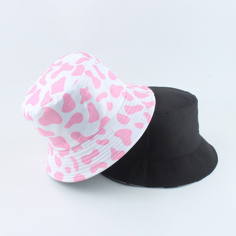 Šešir s kantom, kravasto ružičasta, reverzibilna, ljetna, sunčana, plaža, UV zaštita, hip hop prozračna kapa, dodatak za odmor na otvorenom