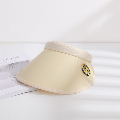 Felnőtt gyermek női napellenző sapkák Női masnis napellenző sapkák, kézzel készített barkács szalma nyári sapka Alkalmi üres cilinderes strand