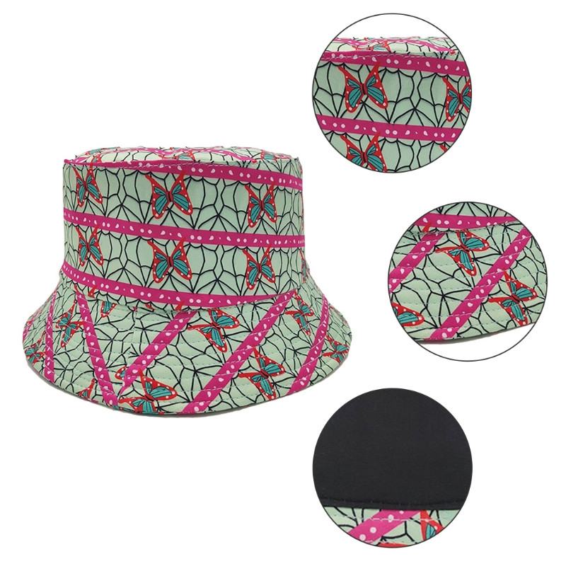 Ljetni šeširi, ribarski šeširi za sunčanje, trendi šaljive kape za muškarce, žene s uzorkom leptira