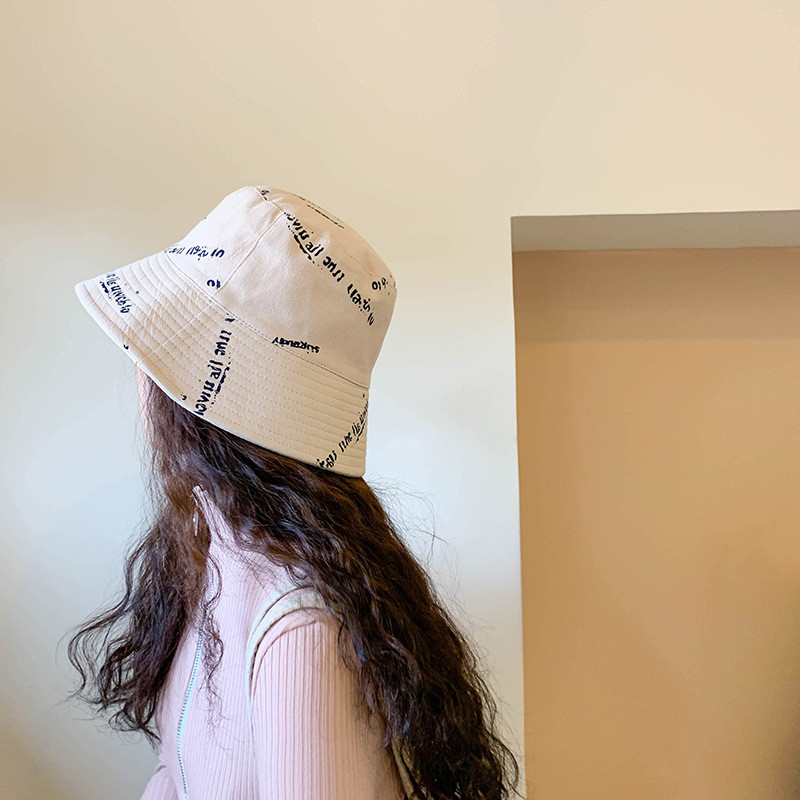 Modni ribarski šešir s divljim slovima, ženski šešir za sunčanje, ružičasto žuto crno bež sivo, jesenski šeširi 2021.