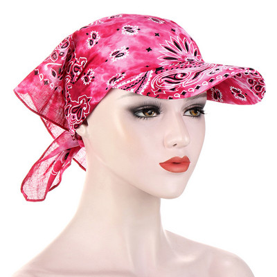 Boje bombona pamuka Kapa za sunčanje Bandana Kape za zaštitu od sunca Sportski print Žene Muškarci Šeširi s obodom šal s kapuljačom Pokrivalo za glavu u zapadnom stilu