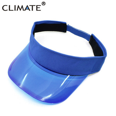 KLIMA Hladan vizir za sunce Prozirni modni prozirni plastični vizir Ljetna kapa Šešir za sunce Zračni šešir za sunce Kape za slobodno vrijeme Kasketa za plažu