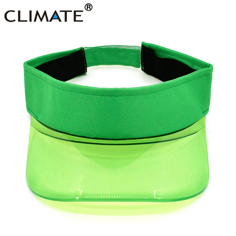 KLIMA Hladan vizir za sunce Prozirni modni prozirni plastični vizir Ljetna kapa Šešir za sunce Zračni šešir za sunce Kape za slobodno vrijeme Kasketa za plažu