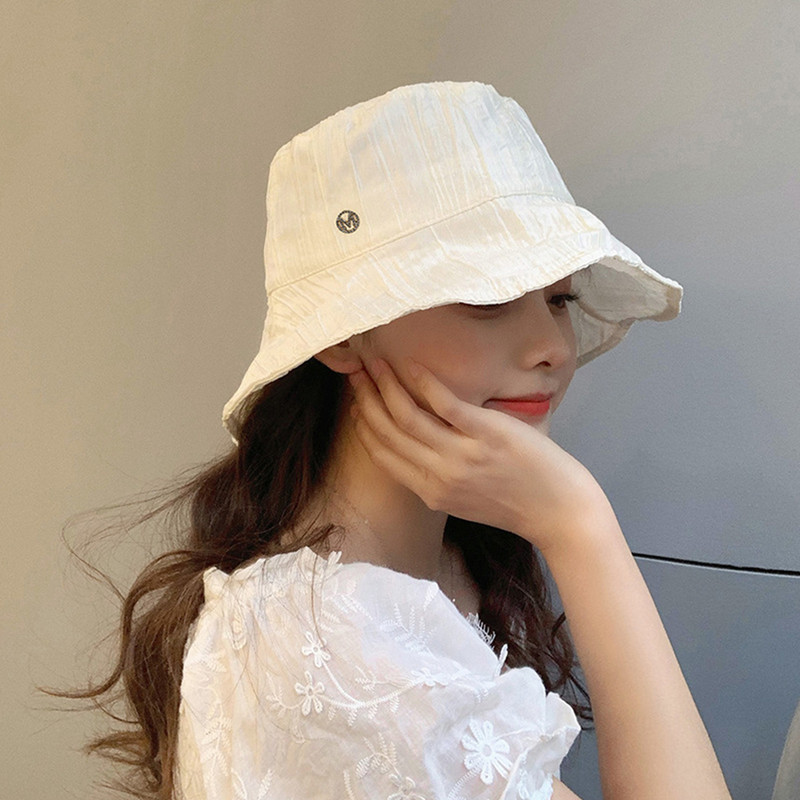 Pălărie cu găleată pentru femei, cu boruri largi, protecție solară, șapcă de plajă, pescar, drăguț, vacanță, în aer liber, portabil, vară, toamnă, zilnic, moale