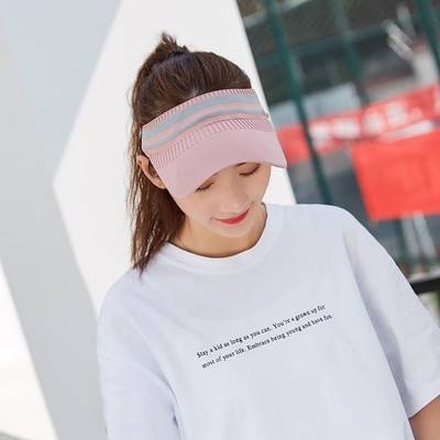 2019 m. naujausi karšti moteriški sportiniai spausdinti reguliuojami kepuraitės sportiniai saulės vasarą kvėpuojantys tinkliniai lauko skrybėlių skydeliai