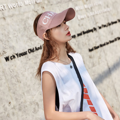 2019 m. naujausi karšti moteriški sportiniai spausdinti reguliuojami kepuraitės sportiniai saulės vasarą kvėpuojantys tinkliniai lauko skrybėlių skydeliai