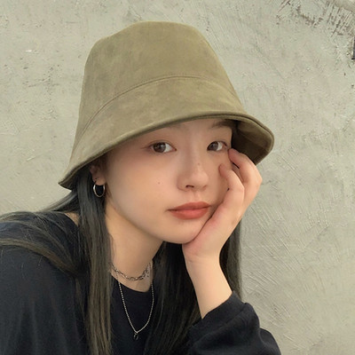 Jesenski šešir od antilopa, ženska modna panama kapa s ravnim vrhom, jednobojna, ribarska kapa s nepravilnim obodom, šešir za sunčanje za putovanja na otvorenom