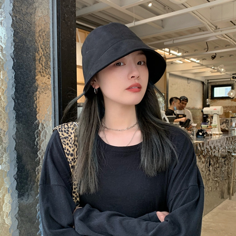 Jesenski šešir od antilopa, ženska modna panama kapa s ravnim vrhom, jednobojna, ribarska kapa s nepravilnim obodom, šešir za sunčanje za putovanja na otvorenom