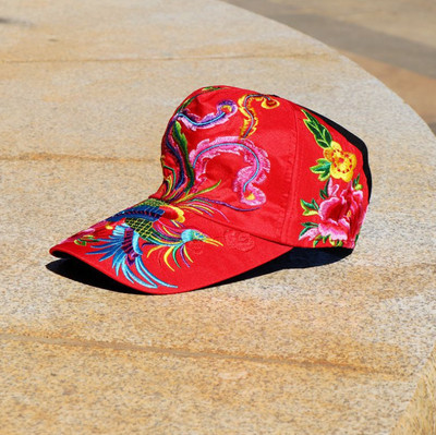 Rózsa baseballsapka nőknek hímzés Virág anya sapka The Rapper Cotton Női sapka kültéri sport férfi Snapback kalapcsont