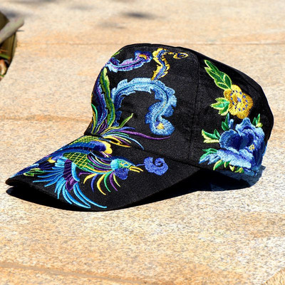 Rózsa baseballsapka nőknek hímzés Virág anya sapka The Rapper Cotton Női sapka kültéri sport férfi Snapback kalapcsont