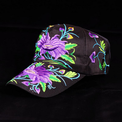 Rózsa baseballsapka nőknek hímzés Virág anya sapka The Rapper Cotton Női sapka kültéri sport férfi Snapback kalapcsont