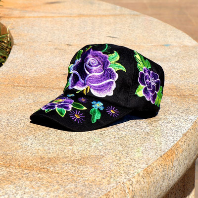 Rózsa baseballsapka nőknek hímzés Virág anya sapka The Rapper Cotton Női sapka kültéri sport férfi Snapback kalapcsont