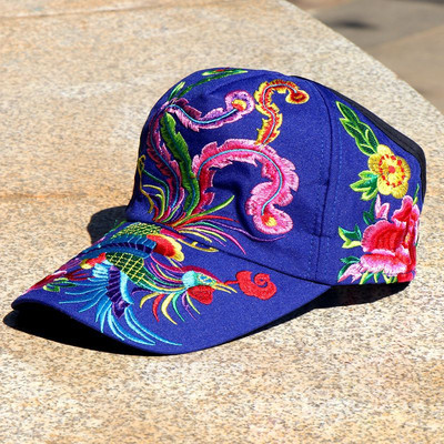 Rózsa baseballsapka nőknek hímzés Virág anya sapka The Rapper Cotton Női sapka kültéri sport férfi Snapback kalapcsont