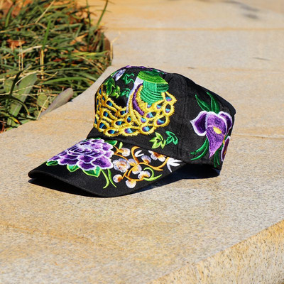 Rózsa baseballsapka nőknek hímzés Virág anya sapka The Rapper Cotton Női sapka kültéri sport férfi Snapback kalapcsont