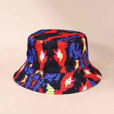 Pălărie cu găleată de vară Pălării de pescar de plajă pentru femei, reversibilă, cu două părți, protecție solară în aer liber, șapcă Panama, pentru pescuit la soare.