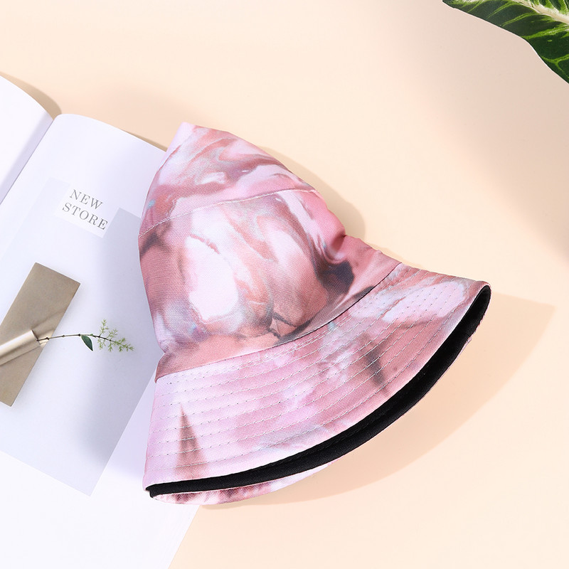 Pălărie cu găleată de vară Pălării de pescar de plajă pentru femei, reversibilă, cu două părți, protecție solară în aer liber, șapcă Panama, pentru pescuit la soare.