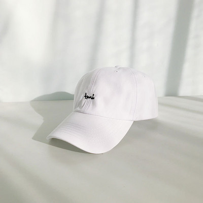 2022 nyári kisbetűs baseballsapka uniszex kauzális kültéri állítható kalap Kpop pamut hímzés többszínű sapka utcai viselet