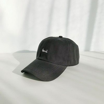 2022 nyári kisbetűs baseballsapka uniszex kauzális kültéri állítható kalap Kpop pamut hímzés többszínű sapka utcai viselet