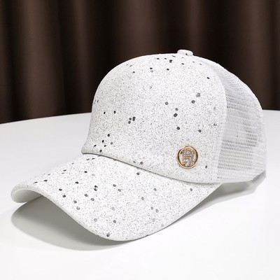 Ženske kape sa šljokicama Muške ljetne tanke mrežaste prozračne bejzbolske kape za vanjsku uličnu modu Tide Brand Šeširi za sunčanje
