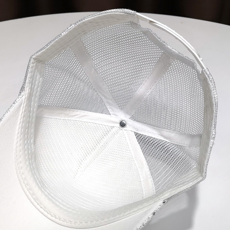 Ženske kape sa šljokicama Muške ljetne tanke mrežaste prozračne bejzbolske kape za vanjsku uličnu modu Tide Brand Šeširi za sunčanje