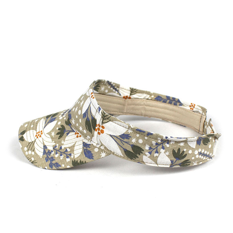 Letné klobúky s kvetinovou potlačou a šiltom, jar/leto, dámske, vonkajšie, s ochranou proti slnku, prázdne, s vrchným šiltom pre dievčatá a ženy