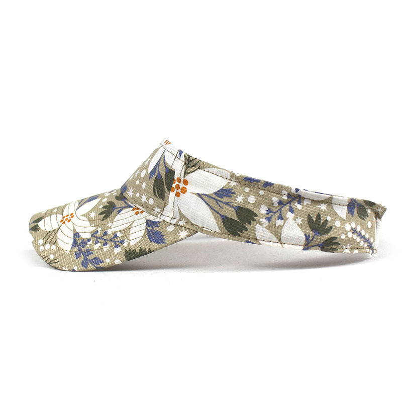 Letné klobúky s kvetinovou potlačou a šiltom, jar/leto, dámske, vonkajšie, s ochranou proti slnku, prázdne, s vrchným šiltom pre dievčatá a ženy