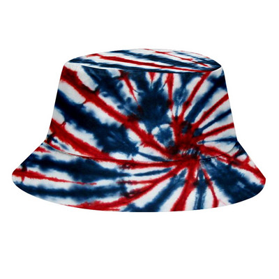 38# Dvostrana kapa sa šiltom, šešir s kantom, dječji, dječji 3d ispis, šešir za sunčanje na otvorenom, obojen kravatom, kapa za zaštitu od sunca, ribarski šešir, kape