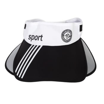 2022 New Style Sun Virsors Sports Print Καλοκαιρινά καπέλα ηλίου για γυναίκες με φαρδύ γείσο καπέλο παραλίας με προστασία UV Γυναικείο καπέλο καπέλο μπέιζμπολ