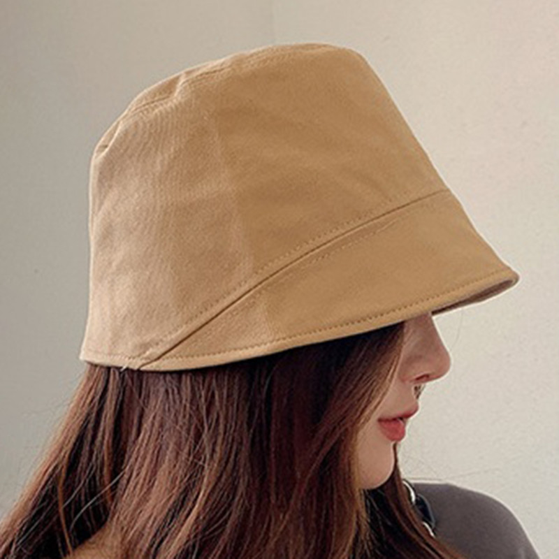 Nova jesensko-proljetna šešir s kantom za obilazak na otvorenom Ženska djevojka Jednobojni šešir sa šiltom za sunce Sklopiva zaštita od sunca Fisherman Panama kapa za umivaonik